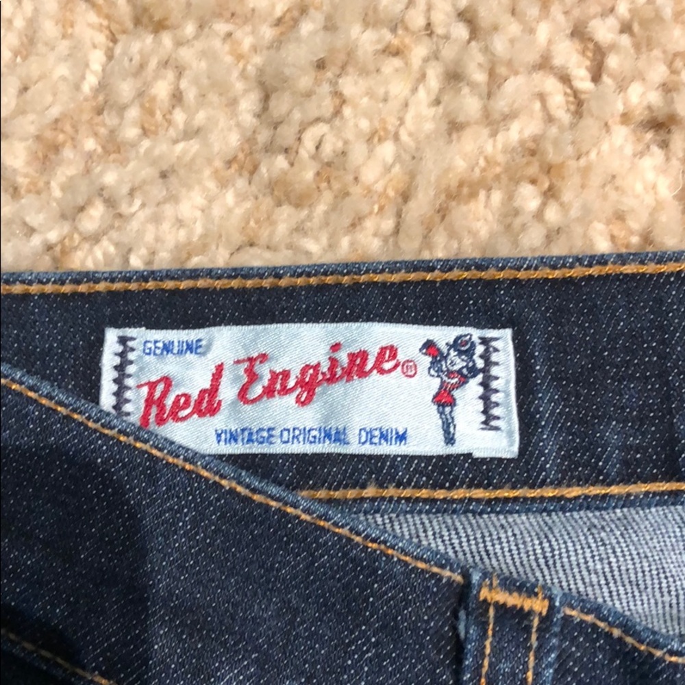 Red Engine Jeans - Picture 2 of 4